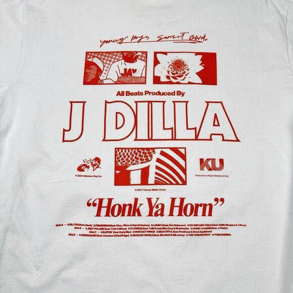 Delicious Vinyl x KU Yancey Boys Sunset Blvd T-Shirt Large J Dilla illa J - Picture 2 of 9